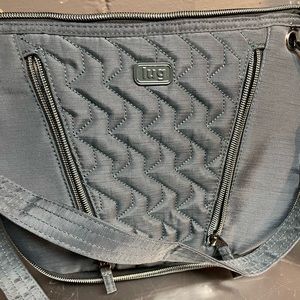 Lug half-moon crossbody